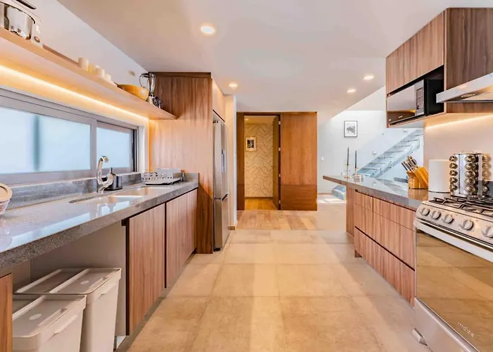 Stylish 3-level Penthouse With Private Rooftop Casa de férias Cidade do México
